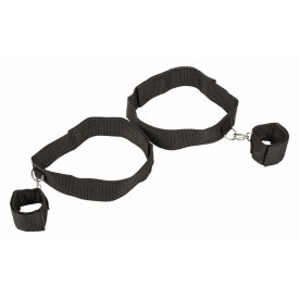 Оковы на цепочке Bondage Collection Thigh and Wrist Cuffs