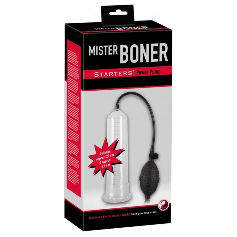 Помпа для пениса Mister Boner Starter - 21,5 см.