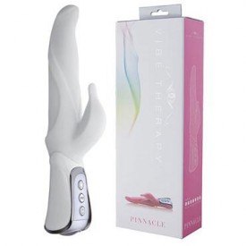 Белый вибратор VIBE THERAPY PINNACLE - 23 см.