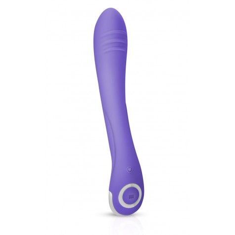 Фиолетовый вибратор для G-стимуляции Lici G-Spot Vibrator - 22,5 см.